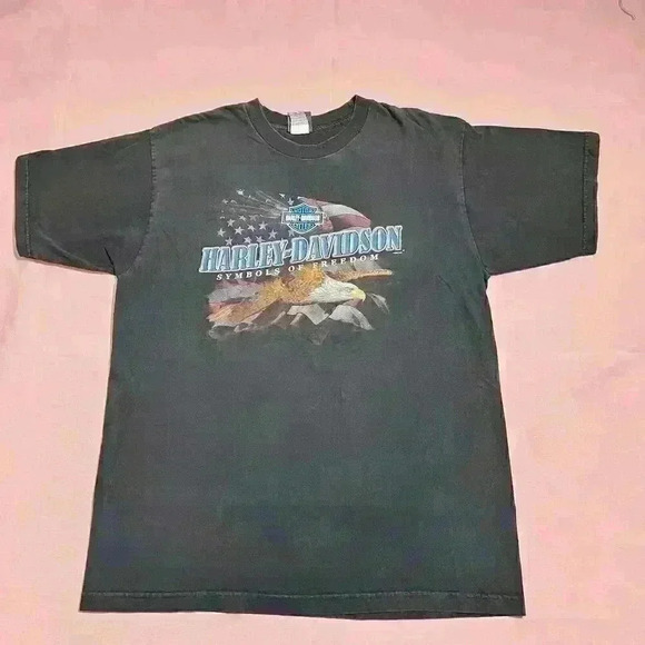 Vintage Harley-Davidson Mens Honolulu HI Biker Eagle T Shirt USA Size XL - Picture 1 of 8